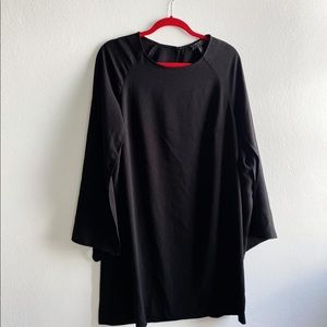 Black cape dress
